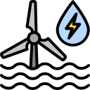 energía del agua icon