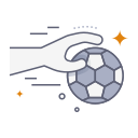 pelota de mano icon