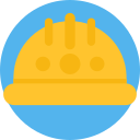 sombrero de construcción 