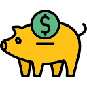 cerdito de dinero icon