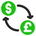 Money exchange icon