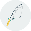 Ловит рыбу icon