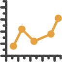 gráfico de linea icon