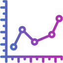 gráfico de linea icon