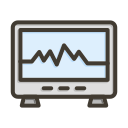 máquina de electrocardiograma 