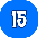 número 15 icon