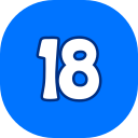 número 18 icon