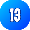 número 13 icon