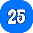 número 25 icon