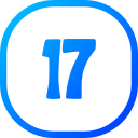 número 17 icon