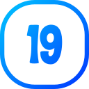 número 19 icon