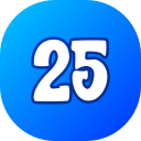 número 25 icon