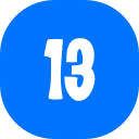 número 13 icon