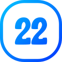 número 22 icon