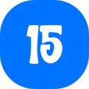 número 15 icon