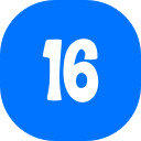 número 16 icon