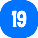 número 19 icon