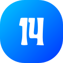 Number 14 icon