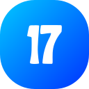 Number 17 icon