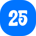 número 25 icon