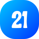 Number 21 icon