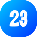 Number 23 icon