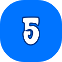 número 5 icon