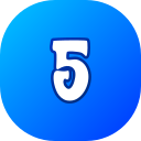 número 5 icon