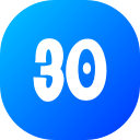Number 30 icon