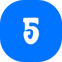 número 5 icon