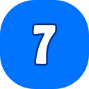 numero 7 icon