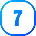 numero 7 icon