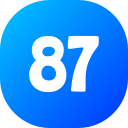 87 