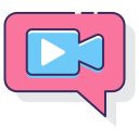 chat de vídeo icon