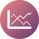 gráfico de linea icon