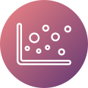 gráfico de dispersión icon