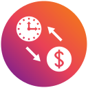 el tiempo es dinero icon