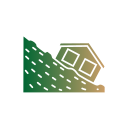 deslizamiento de tierra icon