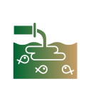 la contaminación del agua icon