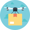 entrega de drones icon