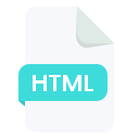 extensión html icon