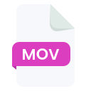 formato de archivo mov icon