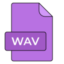 extensión wav icon