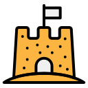 castillo de arena icon