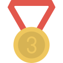 medalla de bronce icon