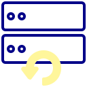 los datos de copia de seguridad icon