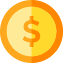 símbolo de dólar icon