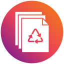 papel reciclado icon