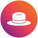 sombrero de fieltro 