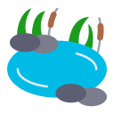 연못 